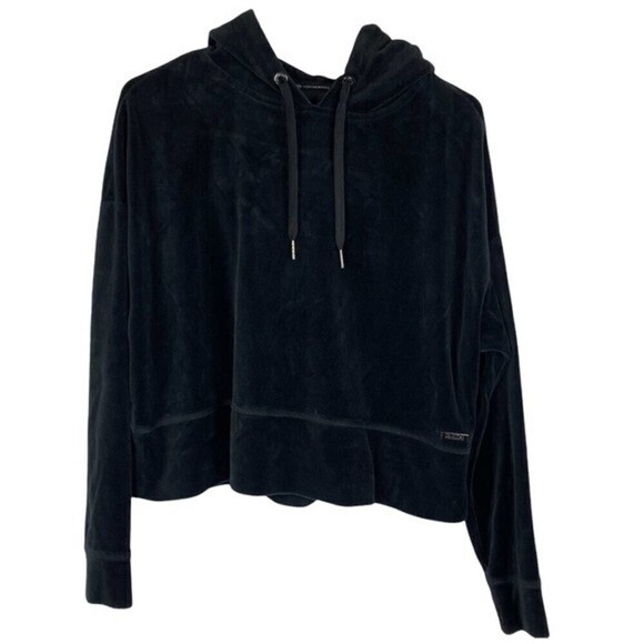 Calvin Klein Womens Sweater Medium Black Pullover Hooded Sweater Ladies - Picture 1 of 8